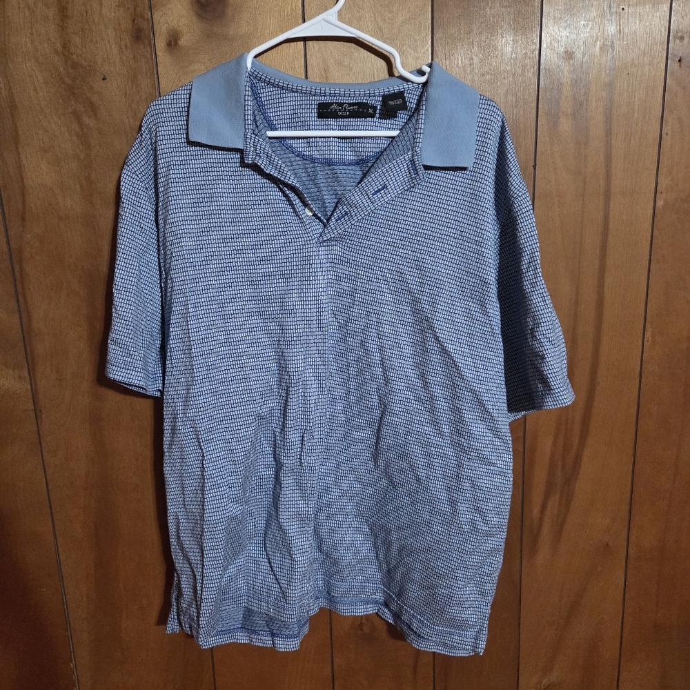 Alan Flusser Performance Golf Polo Preppy Athletic Size XL Extra Large Mens